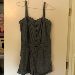 Blue jean romper